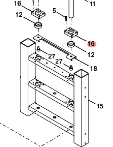  KLW-M372N-00 GUIDE,SHAFT YAMAHA YSM20R